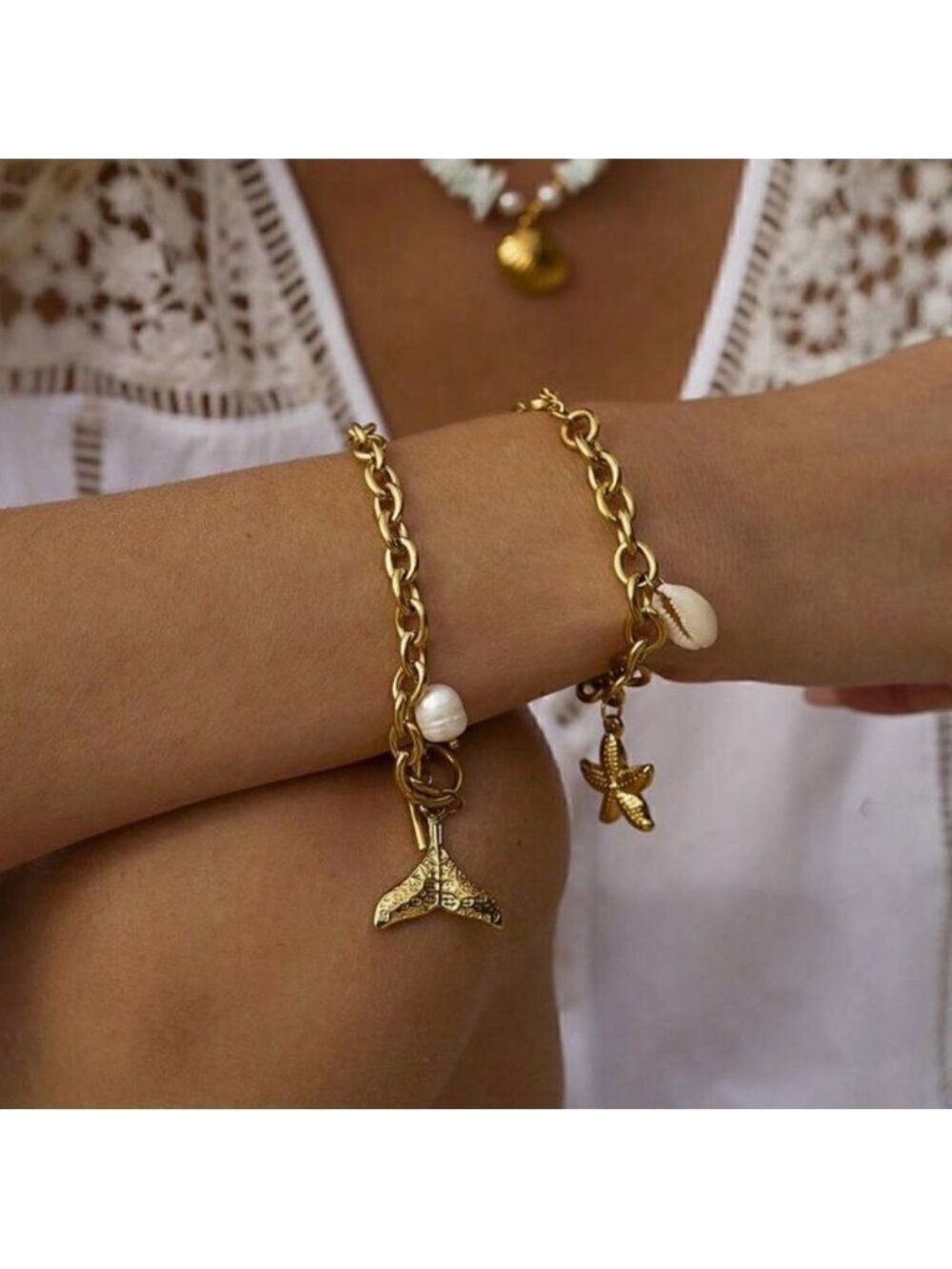 Boho starfish bracelet M618